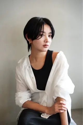 ショート soigne 表参道【ソワネ】所属・艶髪🩰透明感カラー 🫧あやみのヘアスタイル