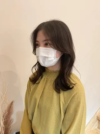 ミディアム 林 慧悟のヘアスタイル