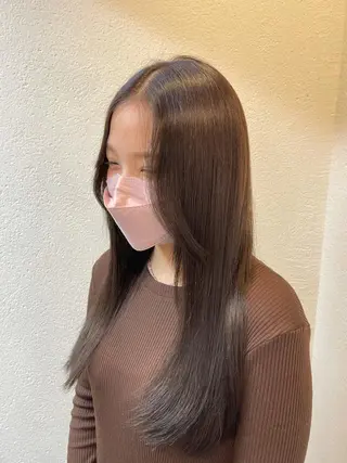 ロング カラー PUUR所属・🍒鈴木 エミリ🍒のヘアスタイル