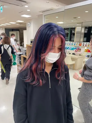 ロング カラー 暖色レイヤー 🥀REIRIのヘアスタイル