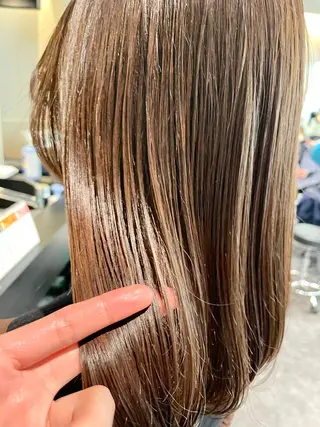 ミディアム カラー ダブルカラー🦖 /髪質改善⚡️しおりのヘアスタイル