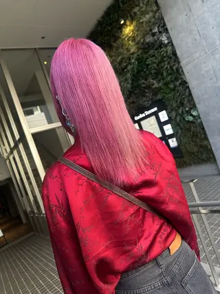 セミロング カラー デザインカラー🎨 下北沢 / 磯部のヘアスタイル