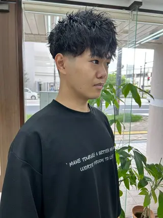 ショート パーマ メンズ メンズパーマの達人 /タカシマ　ダイスケのヘアスタイル