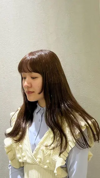 カラー 服部 沙弥佳のヘアスタイル