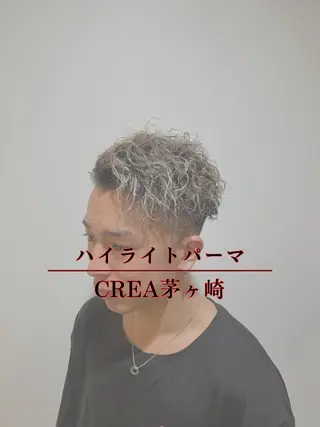 ショート カラー パーマ メンズ 湘南のパーマ職人 🔥清水琉葵🔥のヘアスタイル