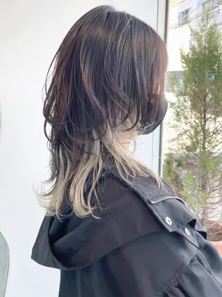 セミロング 🐺高椋 海/ウルフ/レイヤーのヘアスタイル