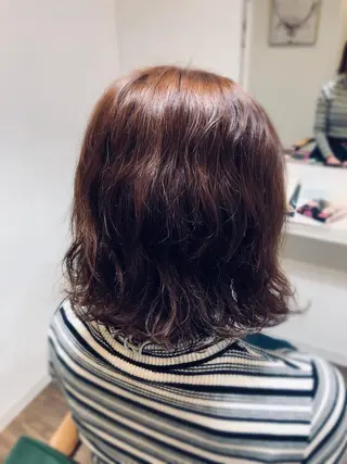 ミディアム パーマ m ā l o. マァロのヘアスタイル