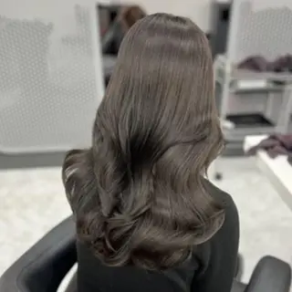 カラー ロング *🕊大人っぽ🌿 赤み消しカラー🕊のヘアスタイル