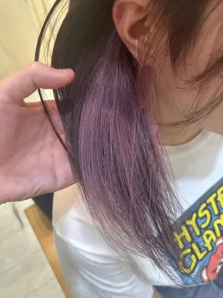 ミディアム カラー たけかわ みずきのヘアスタイル