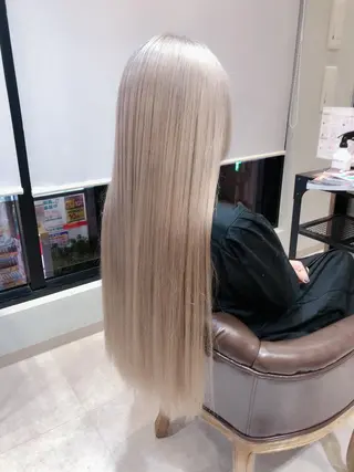 ロング カラー 💎エクステ専門店 BIZE梅田🇰🇷のヘアスタイル