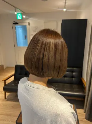 カラー 竹村 茉優のヘアスタイル