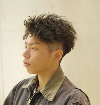 パーマ メンズ assort tokyo所属・無料カットモデル募集 ✨鵜澤　佑気のヘアスタイル