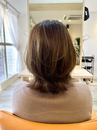 ミディアム 《放出》Forte マネージャー山根英明のヘアスタイル