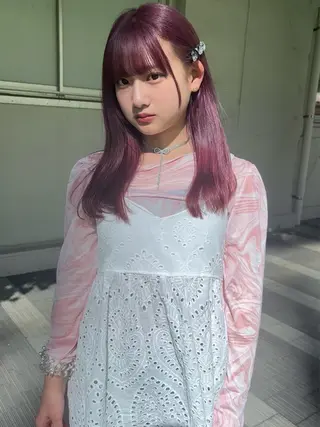 ロング 松村 愛輝のヘアスタイル