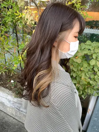 ロング 田中 亜沙美のヘアスタイル