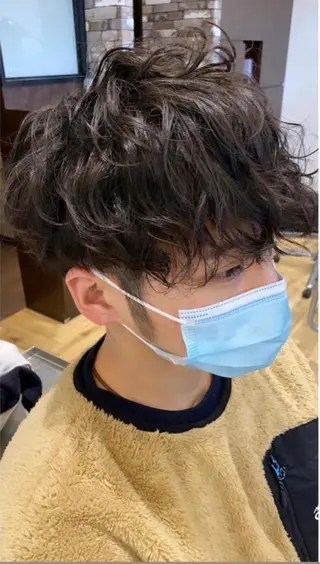 パーマ メンズ 中村 誠也のヘアスタイル