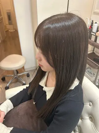 ロング カラー ヘアーメイクWiLL梅田店所属・艶カラー✨／ 荒堀 結香のヘアスタイル
