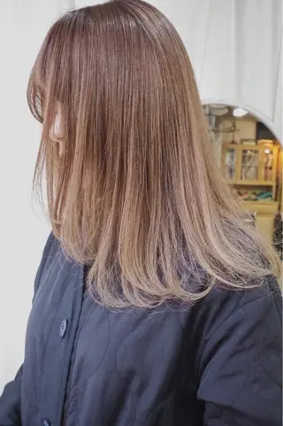 ミディアム カラー suvvy hairsalonのヘアスタイル