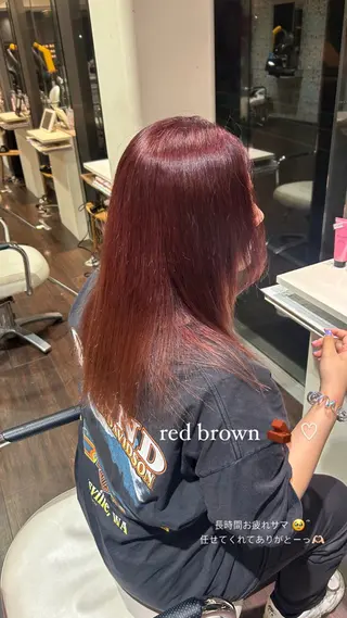 ミディアム カラー ASCH八事店所属・ushimaru sakiのヘアスタイル