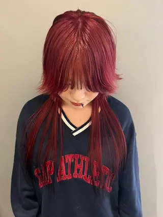 ロング カラー haco＋所属・圧倒的デザイン力 店長🎨RENAのヘアスタイル