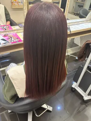 ロング カラー 山本 紅葉のヘアスタイル