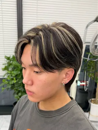 カラー メンズ メンズ/メッシュ ‪‪/セット/aoiのヘアスタイル