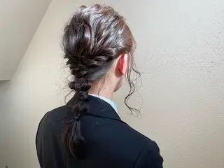 セミロング ヘアアレンジ 半個室女性salon 🩰Natsumiのヘアスタイル