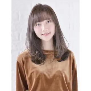 ミディアム カラー KIZU 髪質改善 オカルト怪談のヘアスタイル