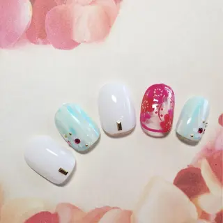 ネイル みよし市 nail salon*pomnal.co所属・Shimada Harukaのネイルデザイン