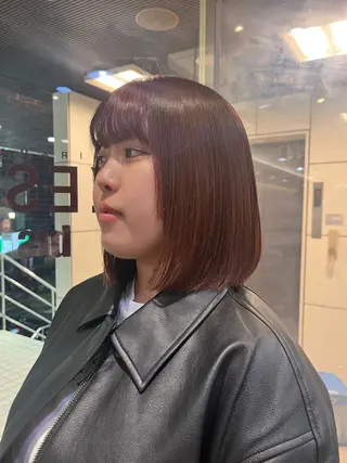 ロング カラー 酸性ストレート 🤍🎀honokaのヘアスタイル