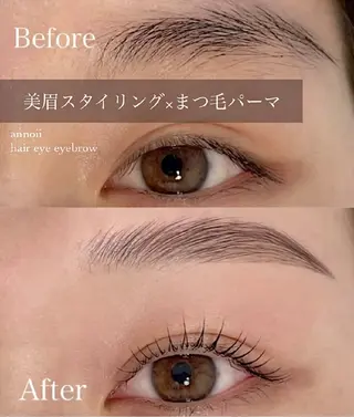 アイブロウ annoii hair eye nail所属・annoiiヘア・マ ツゲ・眉毛・耳つぼのヘアスタイル