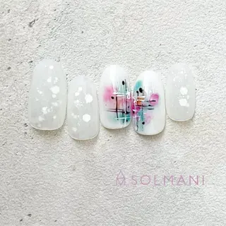 ネイル SOLMANI 予約担当のネイルデザイン