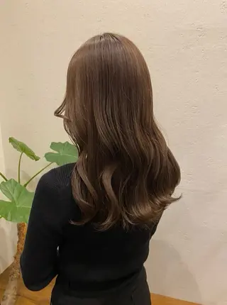 ロング カラー 透明感カラー/ 小顔カット/ミヅキのヘアスタイル