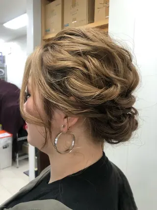 ミディアム ヘアアレンジ 🫧セントリック経堂 SAKURA🫧のヘアスタイル
