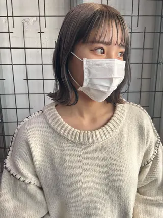 カラー AYANE 韓国ヘア /レイヤーカットのヘアスタイル