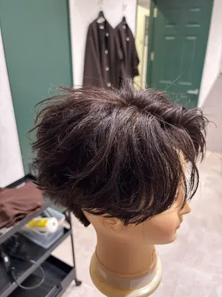 メンズ メンズカットモデル カラーモデル水橋柊太のヘアスタイル