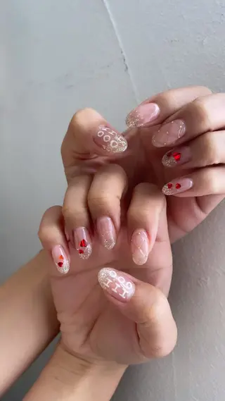 ネイル 甲府市徳行 🧸prunelleのネイルデザイン