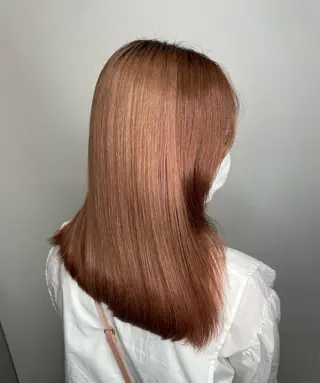 セミロング un le pont  西梅田所属・himeka🐰 西梅田美容室のヘアスタイル