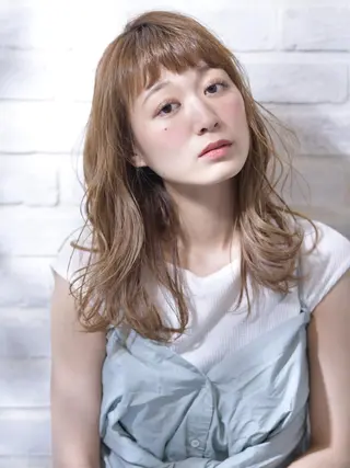 カラー パーマ ヘアアレンジ 増子 幹樹のヘアスタイル