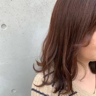 ミディアム カラー 中津/柔らかカラー/ ナガオ　イズミのヘアスタイル