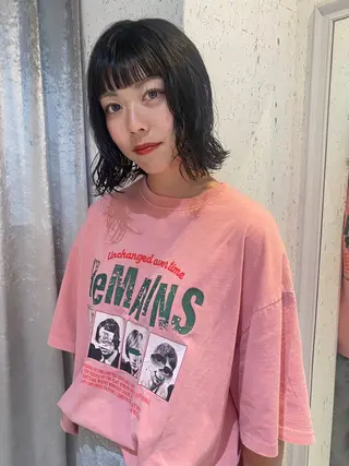 ショート カラー パーマ mai / linoah˚✧のヘアスタイル