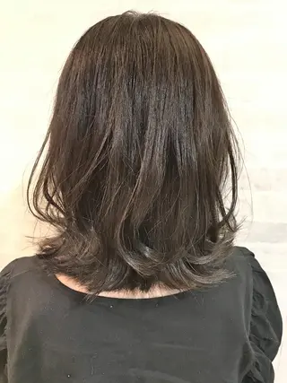 ミディアム カラー WAVE所属・西川 佑樹のヘアスタイル