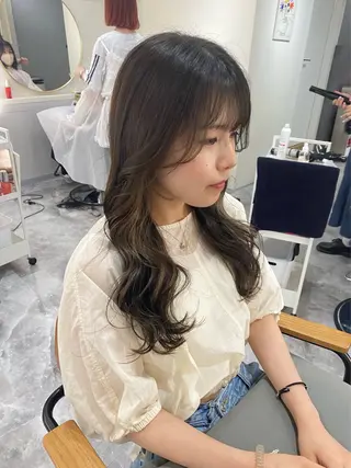 ロング カラー HONDA KANONのヘアスタイル
