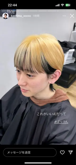カラー 🔥men's🔥 ショウキのヘアスタイル