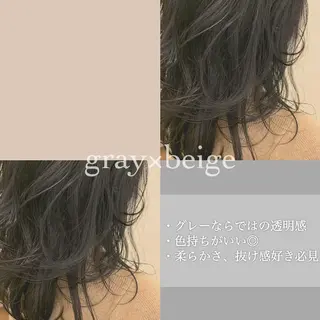 セミロング カラー レイヤー/艶髪 🇰🇷Ryotaのヘアスタイル