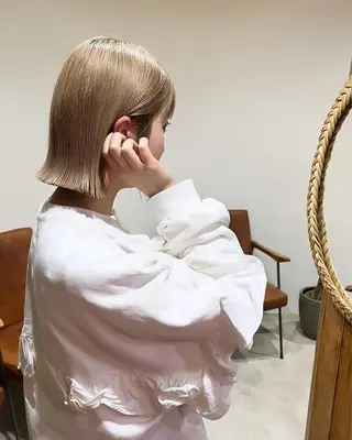 ミディアム 梅田美容室/カット /Maoのヘアスタイル