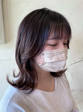 ミディアム カラー メンズ特化/パーマ指 名No.1/百瀬太郎のヘアスタイル