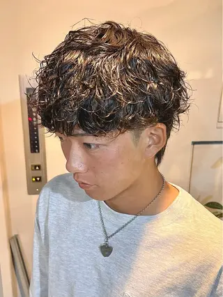 パーマ メンズ men’s salon NOA solte. 【メンズサロン ノアソルテ】所属・メンズパーマ職人 加藤 弘貴のヘアスタイル