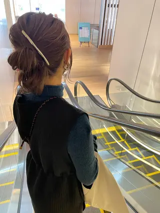 ヘアアレンジ MINX The pass所属・透明感ケアカラー/ レイヤー/ryokaのヘアスタイル