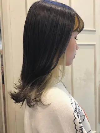 ミディアム Blanco 村松 美里のヘアスタイル